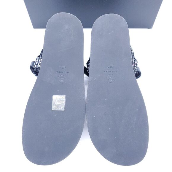 Chanel Black Glittered Tweed & Lambskin Black, Blue, Pink & White 23P NIB - Picture 5 of 9